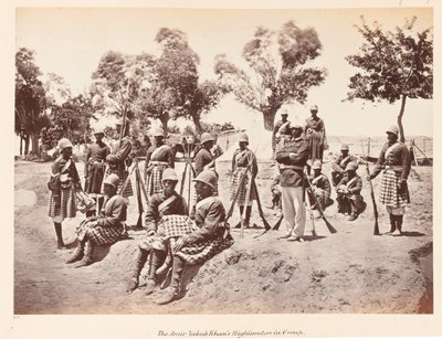 Die Hochlandwache des Amir, ca. 1879 von John Burke