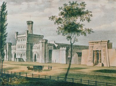 Moyamensing-Gefängnis, Philadelphia, 1840 von John Caspar Wild
