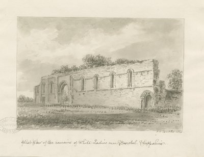 Brewood - Whiteladies Priory von John Chessell Buckler