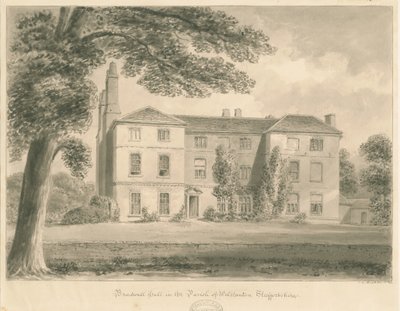 Wolstanton - Bradwell Hall von John Chessell Buckler