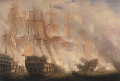 Die Schlacht von Trafalgar von John Christian Schetky