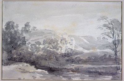 Ansicht in Derbyshire von John Constable