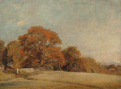 Eine herbstliche Landschaft in East Bergholt, um 1805-08 von John Constable