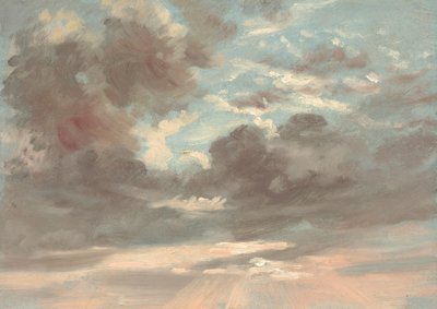 Wolkenstudie: Stürmischer Sonnenuntergang, 1821-1822 von John Constable