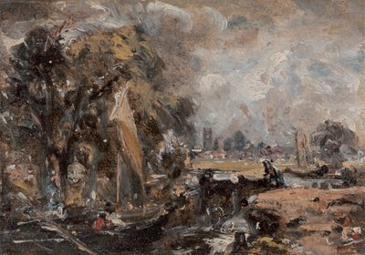 Dedham Lock von John Constable