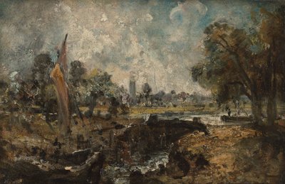 Dedham-Schleuse von John Constable