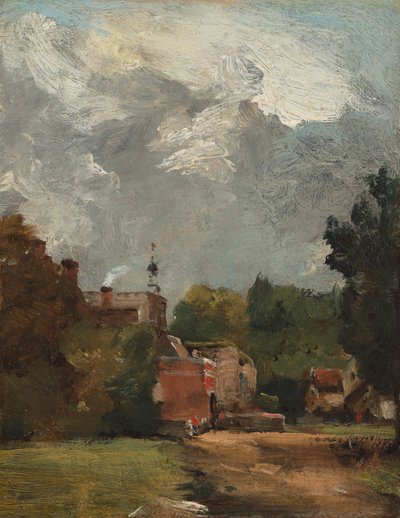 Kirche von East Bergholt von John Constable