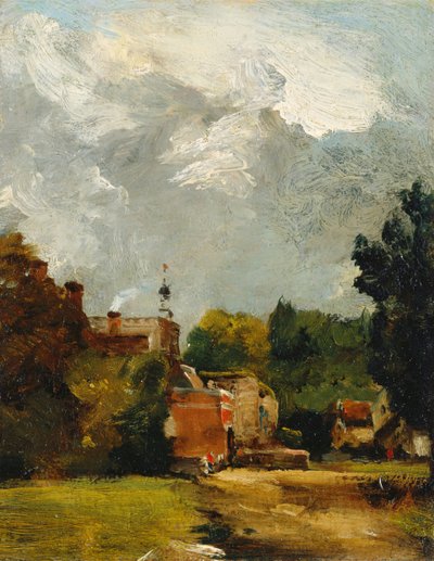 Kirche von East Bergholt, 1809 von John Constable