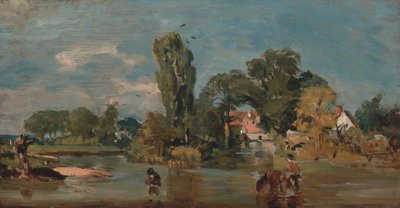 Flatford Mill, zwischen 1810 und 1811 von John Constable