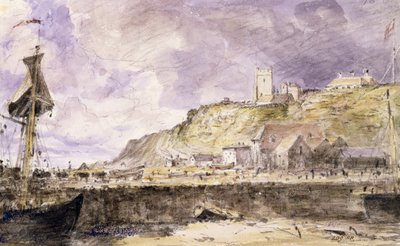 Hafen von Folkestone, 1833 von John Constable