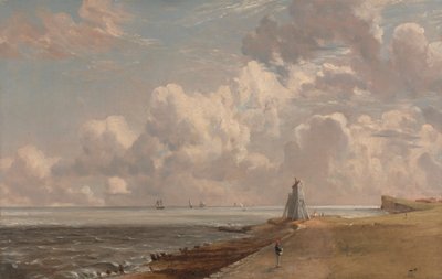 Harwich: Der niedrige Leuchtturm und Beacon Hill von John Constable