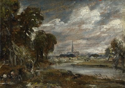 Kathedrale von Salisbury vom Fluss Nadder, ca. 1829 von John Constable