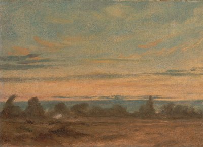 Sommer - Abendlandschaft von John Constable