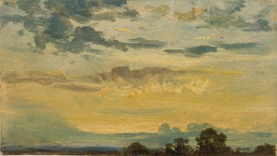 Sonnenuntergang im Sommer, frühes 19. Jahrhundert von John Constable