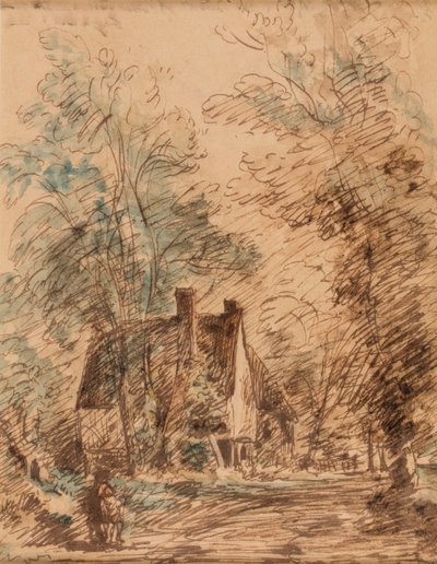 Water Lane, Stratford St. Mary von John Constable