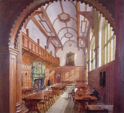 Große Halle, Charterhouse, London von John Crowther