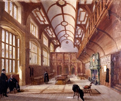 Innenansicht von Charterhouse, London, 1885 von John Crowther
