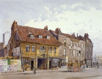 Lambeth Bridge Road, Lambeth, London, c1874 von John Crowther
