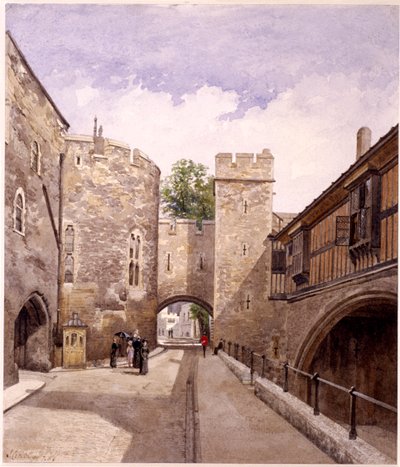 Tower of London, London, 1883 von John Crowther
