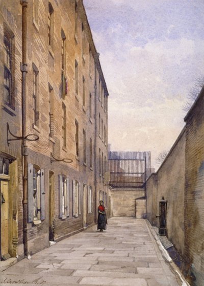 Ansicht von Marshalsea Place, Southwark, London, 1887 von John Crowther