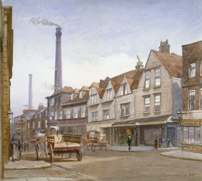 Ansicht der Mint Street, Southwark, London, 1884 von John Crowther