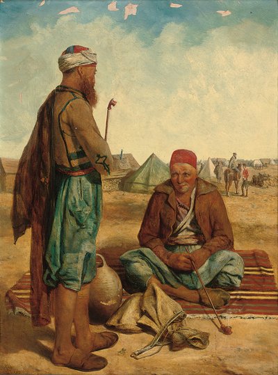 Die Raucher, 1856 von John Dalbiac Luard