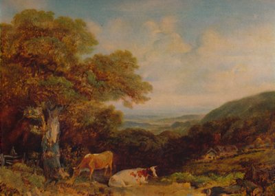 Landschaft mit Vieh, 1847, 1935 von John Dearman