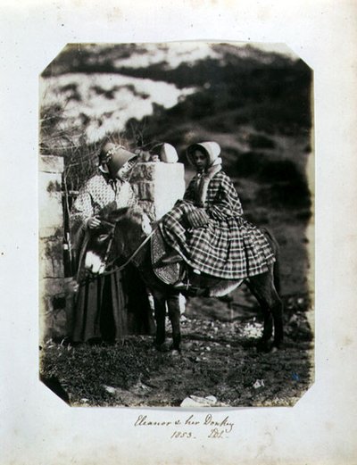 Eleanor und ihr Esel von John Dillwyn Llewelyn