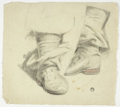 Stiefel des stehenden Mannes aus dem 17. Jahrhundert von John Downman