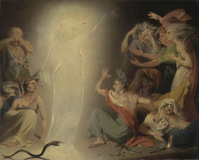 Der Geist von Klytaimnestra weckt die Furien von John Downman