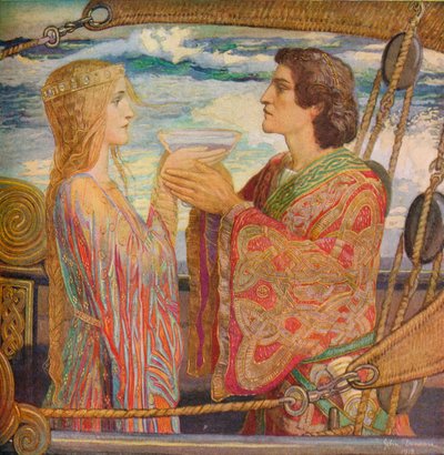 Tristan und Isolde, 1912 von John Duncan