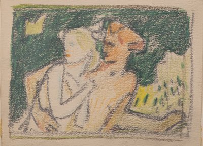 Ohne Titel [Fliehendes Paar] von John Duncan