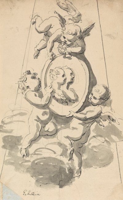 Entwurf für ein Grabdenkmal von John Eckstein