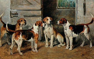 Studie von Hunden von John Emms