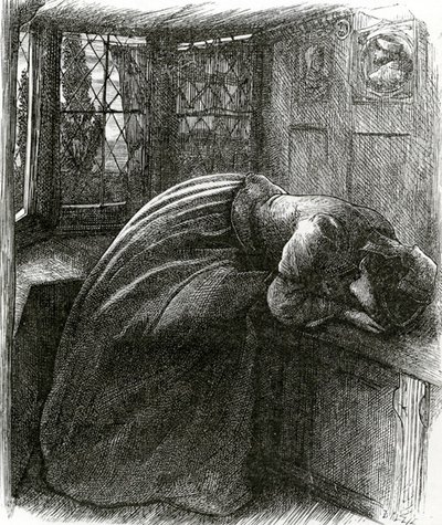 Mariana aus Tennysons Gedichten von John Everett (after) Millais