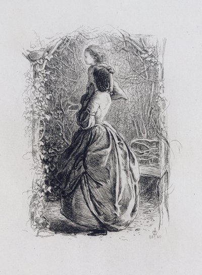 Fröhlicher Frühling von John Everett Millais