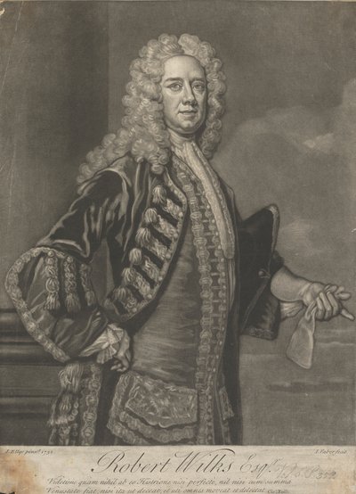 Robert Wilks Esq. von John Faber the younger