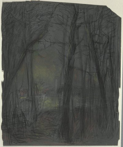 Waldszene von John Ferguson Weir