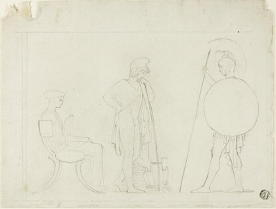 Hektor tadelt Paris von John Flaxman