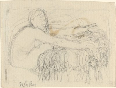 Sitzende Figur mit ausgestreckten Armen von John Flaxman