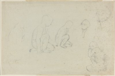 Studien eines knienden Jungen von John Flaxman