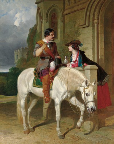 Die Rose, 1853 von John Frederick Herring Senior
