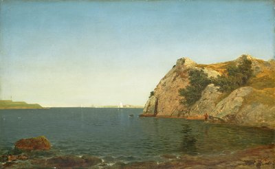 Beacon Rock, Newport Harbour von John Frederick Kensett