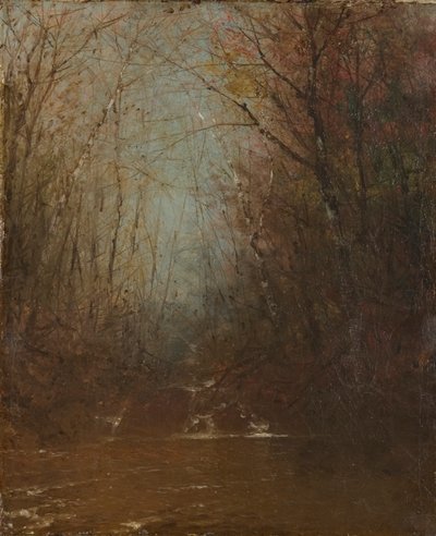 Waldinneres mit Bach von John Frederick Kensett