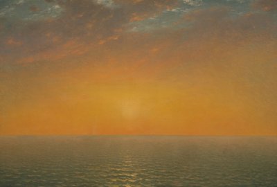 Sonnenuntergang am Meer von John Frederick Kensett