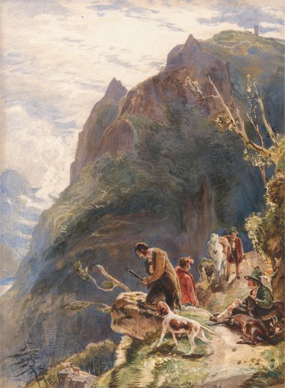 Tiroler Jäger von John Frederick Lewis
