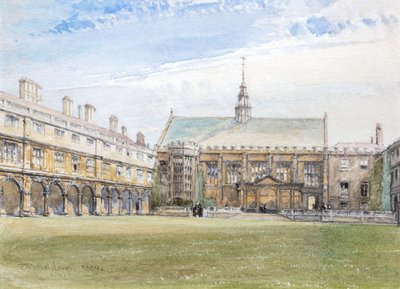 Halle des Trinity College, Cambridge, 1889 von John Fulleylove