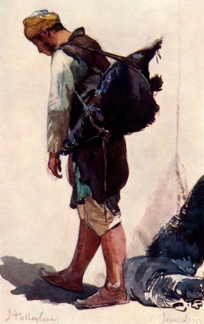 Wasserträger stehende Figur, 1902 von John Fulleylove