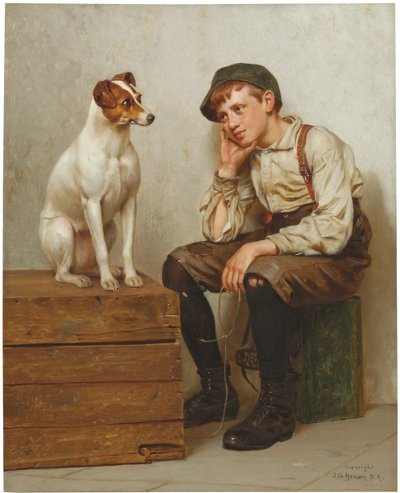 Gegenseitige Bewunderung, 1898 von John George Brown