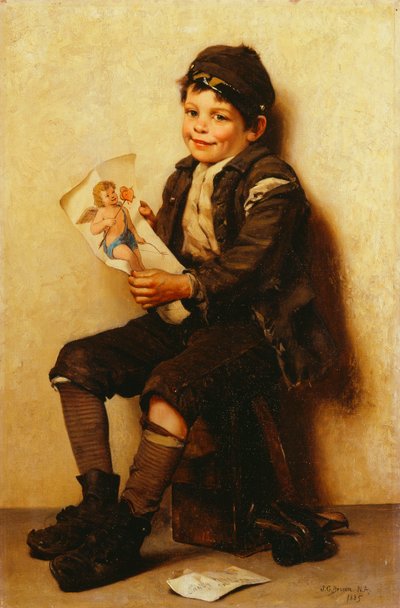 Paddys Valentinstag, 1885 von John George Brown